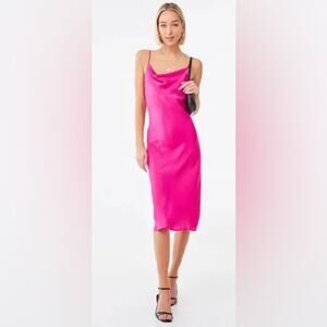 Xxxiticat Hot Pink Spaghetti Strap Slip Dress - Women's Large